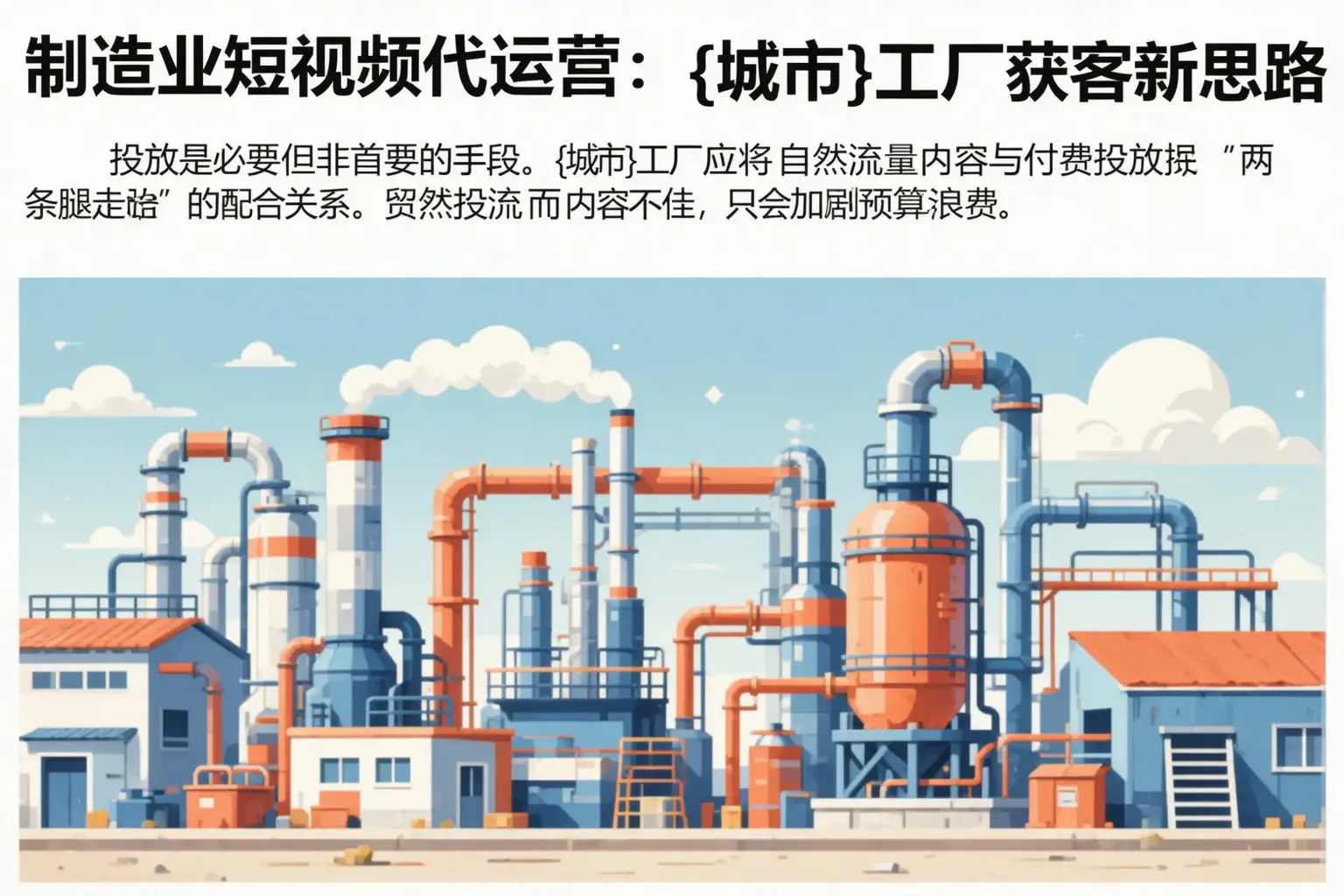 制造业短视频代运营:阳西工厂获客新思路